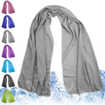 Meiyante Cooling Towel For Neck And Face - 43.3" X 43.3"x15.7", Light-gray. Fixed Price $13.29.