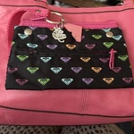 Roxy Y2k Small Bag Women Rainbow Hearts Beach Pouch Clutch Purse Travel Zipper. Fixed Price $25.63.