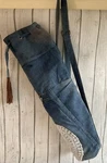 Yoga Mat Carry Bag Shoulder Boho Ooak Retro Distressed Upcycle Denim Blue Jeans. Fixed Price $10.49.