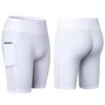 Size: X-large,color: White - All Seasons Yoga Shorts Stretchable With Phone Pock. Fixed Price $21.81.