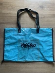 Vtg. Mossimo Foldable Mat Tote Bag Outside Pocket Zipper Sides Logo Straps. Fixed Price $19.99.