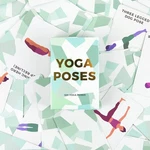 Gift Republic Gr490055 100 Yoga Poses Cards, Green. Fixed Price $16.89.