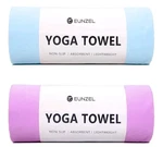 Eunzel 2 Pack Hot Yoga Towel Non Slip Mat Sweat Absorbent 72" X 26.5". Fixed Price $15.12.