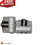 Versatile 12" Gray Wrist Wraps By Rogue Fitness - Ideal For Training & Recovery. Fixed Price $43.39.