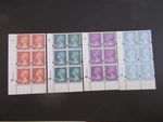 Gb De La Rue High Values Set Of 4 In Cylinder Blocks 6 Cyl 1 Dot Pd1 U/m. Fixed Price $163.53.