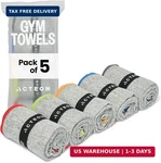 Acteon Microfiber Gym Towels 5 Pack, Quick Dry Silver Ion Odor-free Sweat Towel,. Fixed Price $37.97.