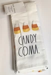 3 Pack Rae Dunn Candy Coma Design Halloween Kitchen Hand Towels Nwt. Fixed Price $20.96.