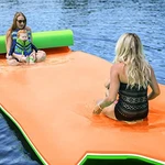 Cmfydaily 3 Layers Xpe Foam Floating Mat Water 9/12 Ft - Scratch & Dent. Fixed Price $190.13.