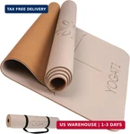 Yogati Yoga Mat With Strap Alignment Lines. Home Workout For Women, Me. Fixed Price $42.17.