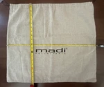 New Madi Pelletteria Dust Protection Canvas Cover Bag For Handbags Large 22"x20". Fixed Price $7.99.