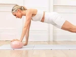 Lot Of 10 Pink 9 Exercise Pilates Balls The Sculpt Society Yoga Core Training. Fixed Price $60.00.