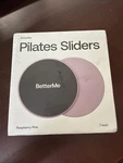 Betterme Pilates Sliders Raspberry Pink 7-inch Dual-sided Exercise. Fixed Price $22.00.