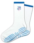 Ayqjcbgc Cute Pilates Grippy Socks, Blue Heart Bow Icon Striped 10, Gum. Fixed Price $23.58.
