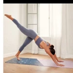 2 Anthropologie Folding Travel Yoga Mat 24" X 68" Pilates Workout Fitness. Fixed Price $19.99.