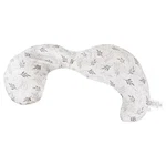Boppy Total Body Pillow With Removable Cover - Gray Wispy Leaves. Fixed Price $23.99.