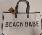 Beach Babe - Canvas Tote Bag Santa Barbara Design New With Tags Large. Fixed Price $14.00.
