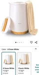Keenray Towel Warmer Luxury Bucket Large Cl1 - White. Fixed Price $85.00.
