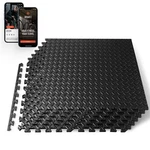 Squatz 6pcs Durable Gym Mat, Eva Foam Interlocking Tiles & Noise Reducing Design. Fixed Price $40.99.