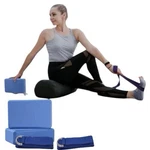 Outus Set Of 2 Yoga Blocks Eva Foam And Straps With Metal D Ring. Fixed Price $18.55.