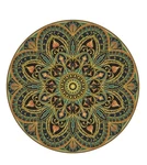 Knsbk Large Round Yoga Mat 4.6'x3.5mm For Exercise Premium Extra Thick, Ultra.... Fixed Price $119.74.