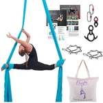 F.life Aerial Silk 10 Yards Kit Durable Yoga Hammock With Hardware & G.... Fixed Price $135.90.