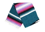 Open Road Goods Blue Diamond Mexican Yoga Blanket, Thick Serape With Purple A.... Fixed Price $79.10.