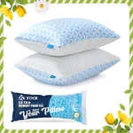 Firm Pillow Shredded Memory Foam Pillows Standard Size Set Of 2, 0.44lb Bean Bag. Fixed Price $79.99.
