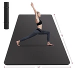 Hapbear Extra Large Yoga Mat - 72"x48"/78"x54"x6mm (1/4 Inch), Non-slip, Dura.... Fixed Price $104.59.