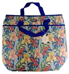 Eco One Large Tropical Paradise Insulated Tote With Zipper Closure Flowers. Fixed Price $25.99.